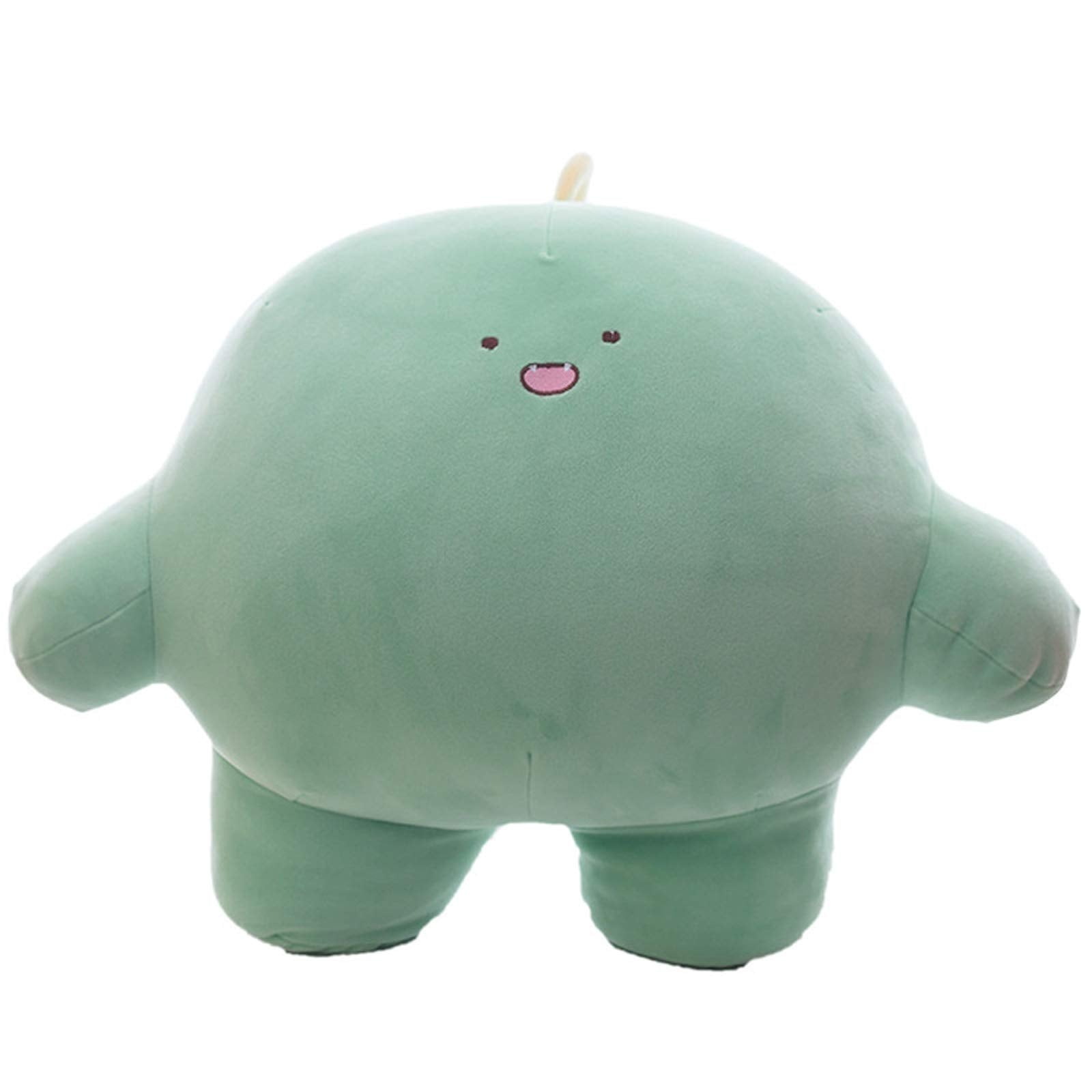 Refahb 15.7 Inch Cute Dinosaur Plush Stuffed Animal Body Pillow Fat Cartoon Cylindrical Body Pillows For Kids, Super Soft Huggin